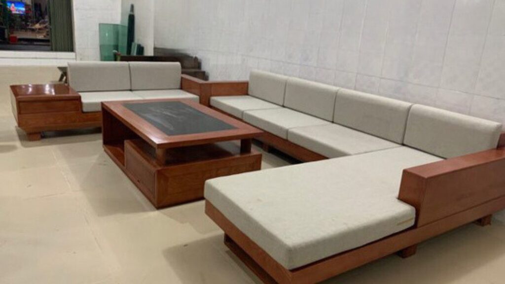 đệm ghế sofa gỗ